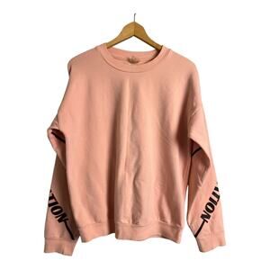 PE Nation Pullover Sweatshirt Athletic Top Shirt Workout Gym Athleisure Grunge M